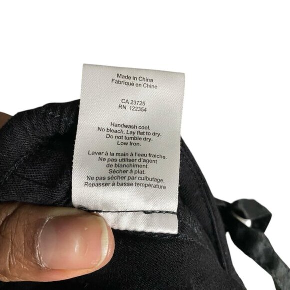 Talula Women's Black Relaxed Drawstring Waist Tapered Jogger Pant - Picture 7 of 9